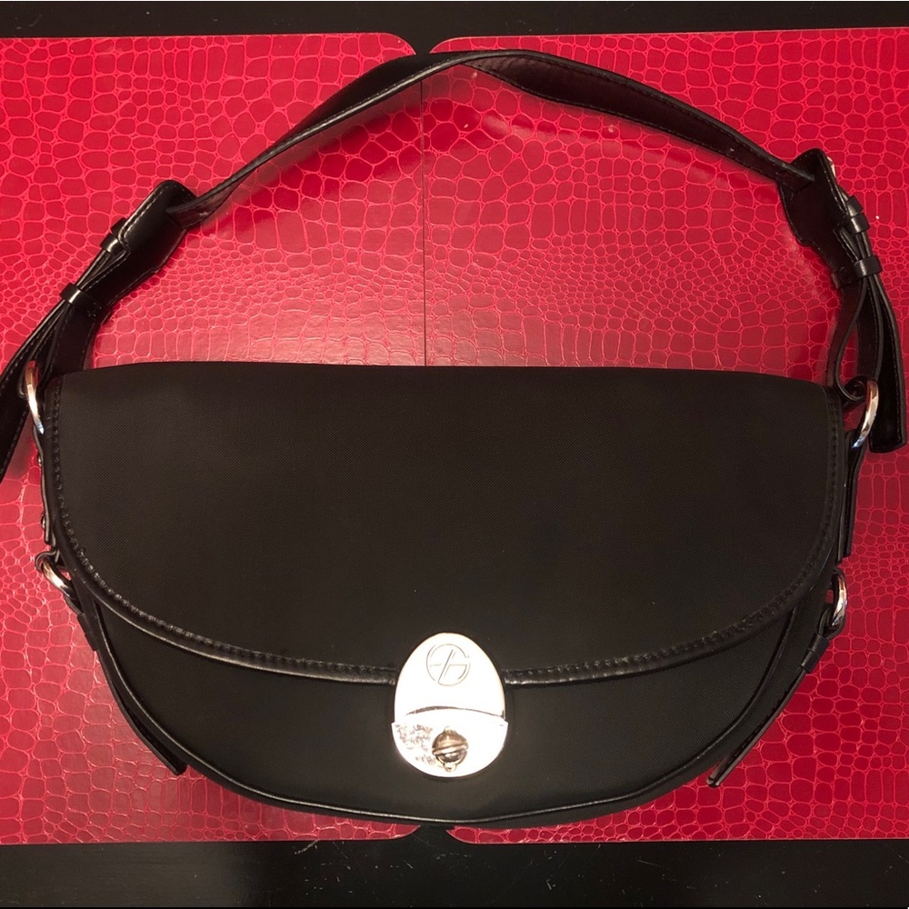 FRANCESCO BIASIA black half moon purse